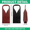 Custom Name Birthmonth Flower - Personalized Leather Wine Bag HA75 892914