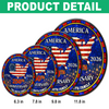 Personalized Family Name America 250th Anniversary Stained Glass Suncatcher HO82 901500