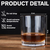 Custom Photo Dad Thanks For Putting Up With My S*** Engraved Whiskey Glass HA75 892344