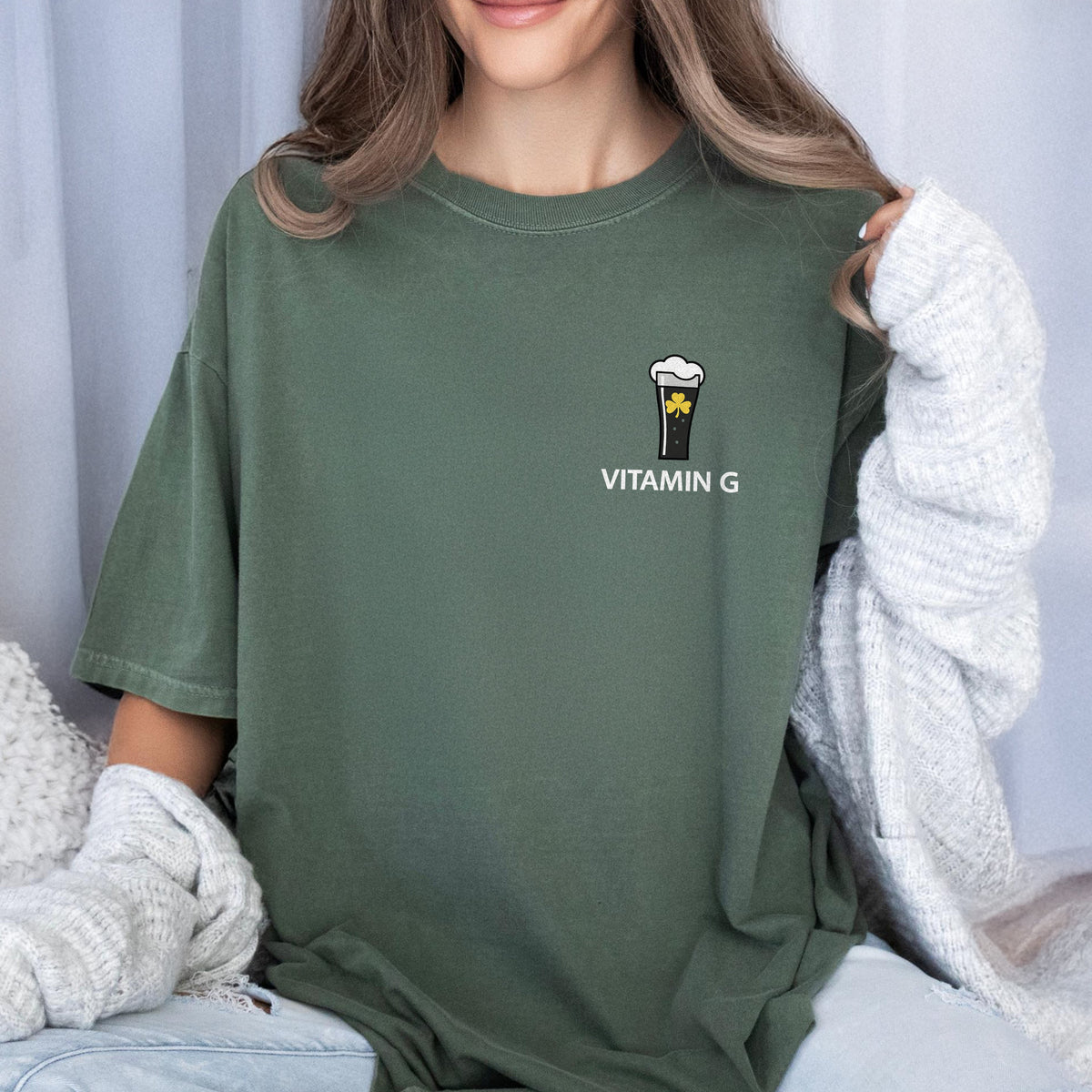 Funny Vitamin G Beer - Irish Pub Party Patrick's Day Comfort Shirt LM32 899201