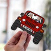 Custom Photo Drive Safe Daddy 2 Layered Car Visor Clip Father's Day Gift HA75 892246