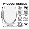 Custom Photo Forever And Always - Couple Personalized Wine Glass HA75 920038