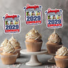 Custom Photo Graduation Favors Senior Night Cupcake Toppers HO82 893586