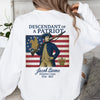 Descendant of a Patriot – Custom Family Heritage & Ancestor Back Shirt LM32 895541