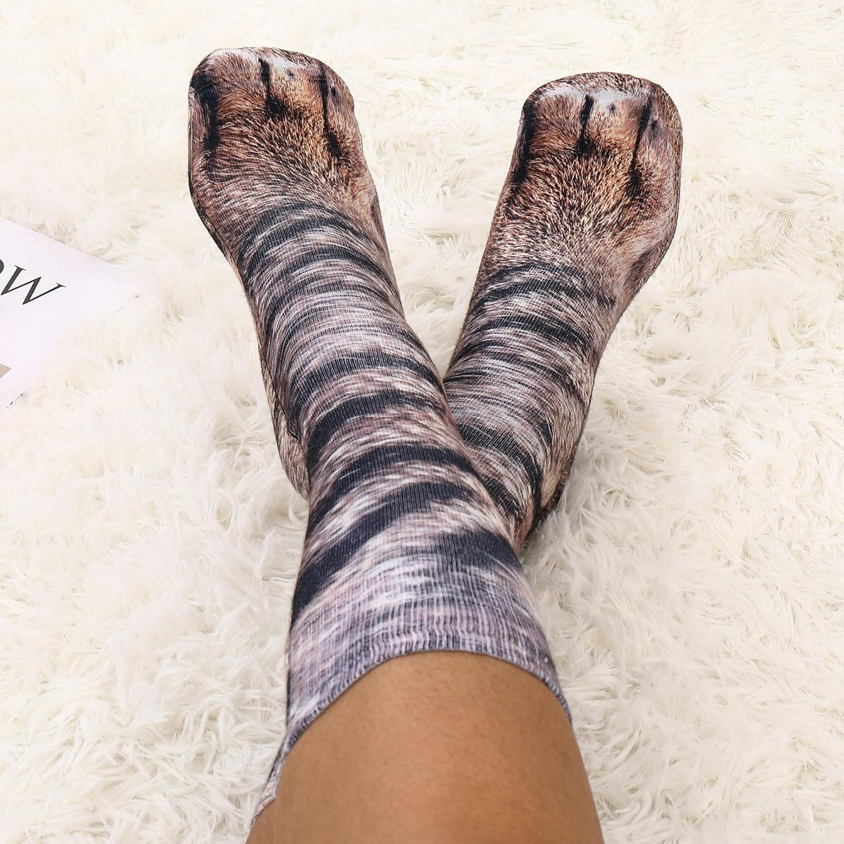 Funny Novelty Animal Paw Socks Personalized Gift For Christmas HO82 900470