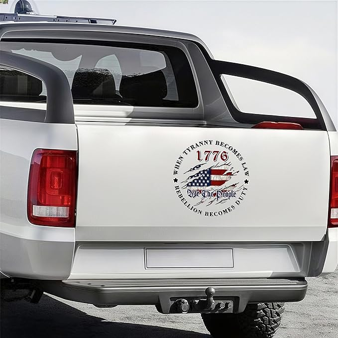We The People When Tyranny Becomes Law Car Decal Sticker TH10 896779