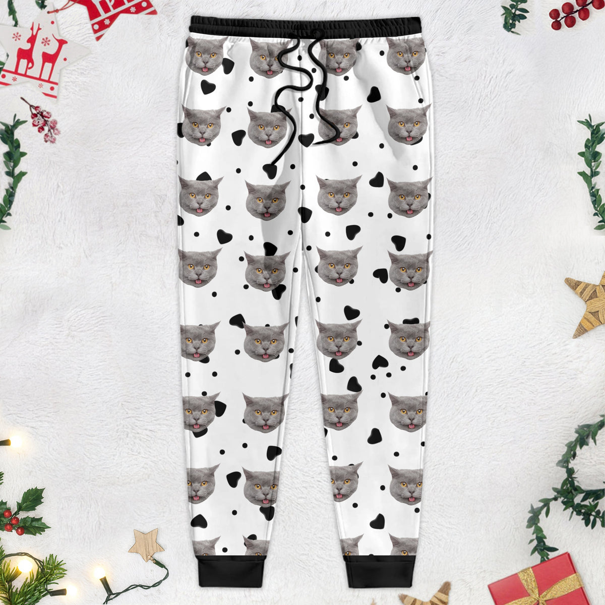 Custom Photo With Christmas Pattern Pants TA29 HA75 888993