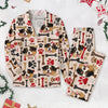 Custom Dog Photo With Paw And Bone Pattern Pajamas TA29 889912