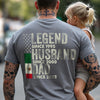 Personalized Legend Husband Dad Grandpa Back Shirt With American And Mexico Flag TH10 894317