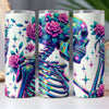 Skeleton With Rose Skinny Tumbler HO82 894956