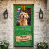 Custom Cute 3D Dog Merry Woofmas Christmas Decoration Door Cover LM32 897121