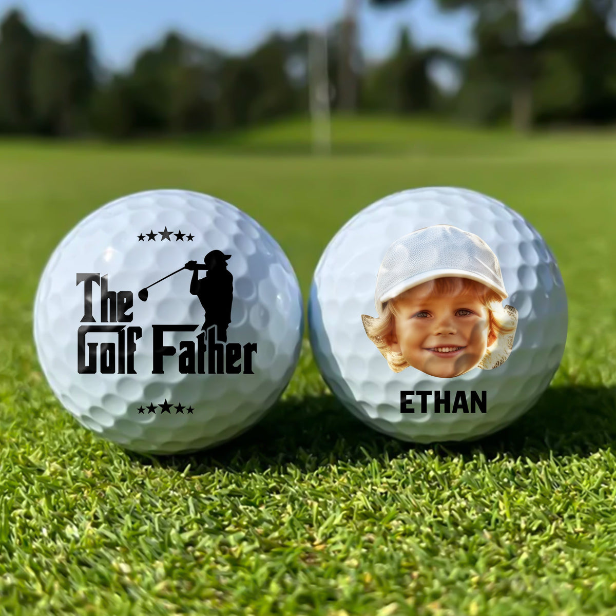 Custom Photo The Goft Father Golf Ball For Sport Player LM32 893475
