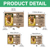 Custom Dog Photo Forever In My Heart Memorial 2-Layers Wooden Collar Sign LM32 893791