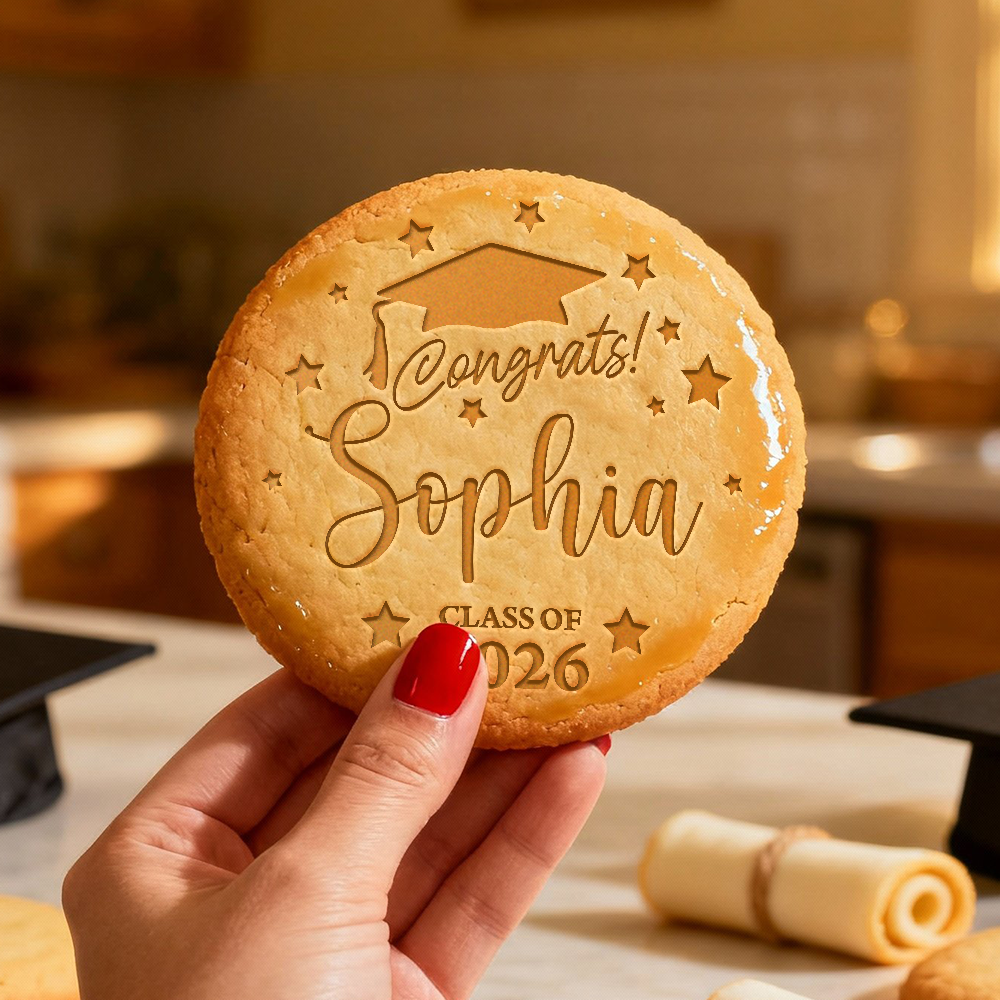 Custom Name Class of 2026 Cookie Stamp, Personalized Graduation Party Gift CH07 910684