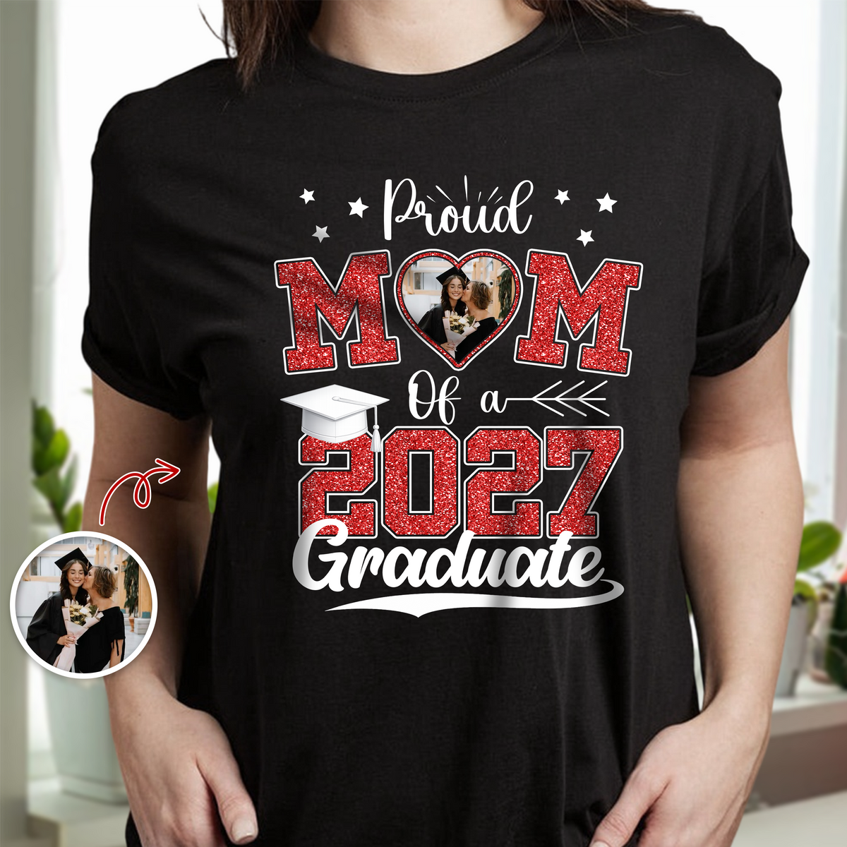 Custom Photo Congrats Graduation Personalized Dark Shirt HA75 920480