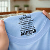 To My Daughter Whisper Back I Am The Storm - Personalized Back Neck Shirt HA75 920786
