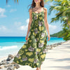 Custom Photo Love Heart Cat Women's V-Neck Cami Maxi Dress HO82 893738