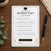Class of 2026 Graduation Set 12 Wishes Cards Grad Party Decor Gift CH07 911344
