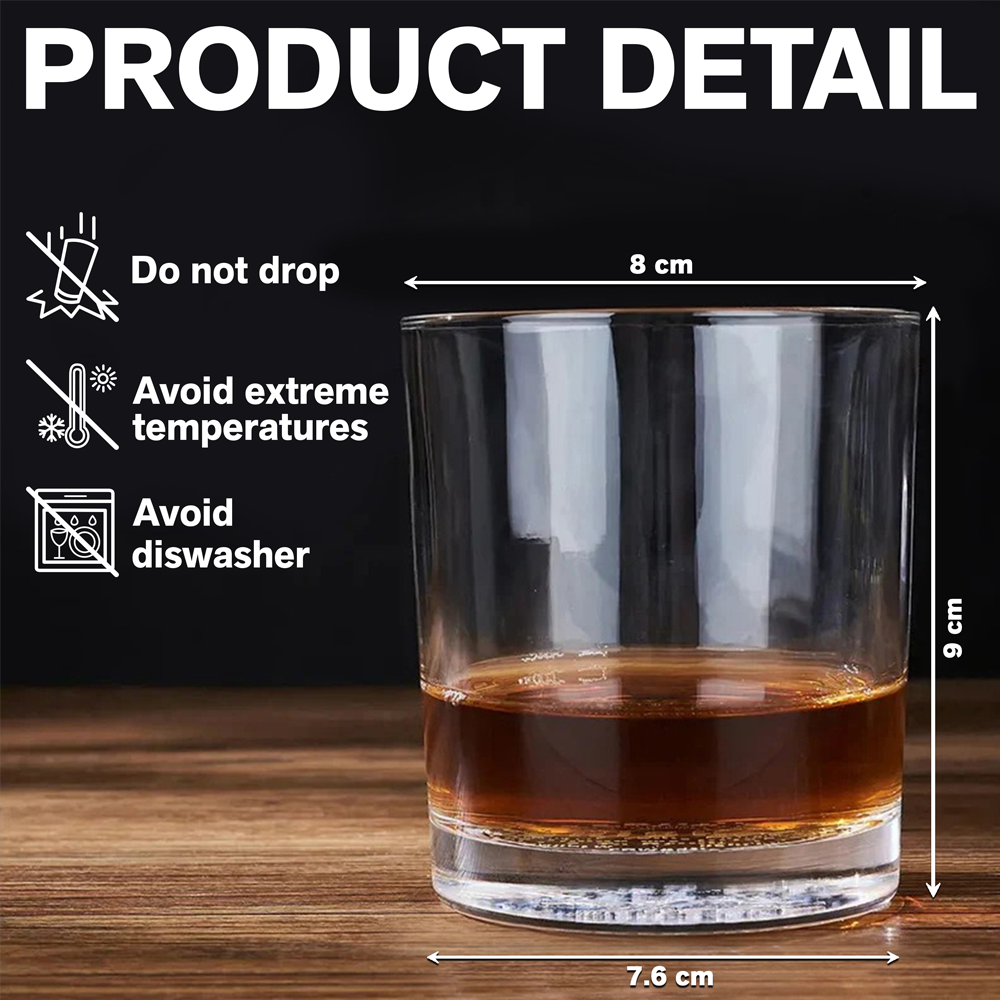 Custom Funny Face American Flag Daddy Family Whiskey Glass For Father's Day LM32 893543