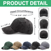 Custom Photo This Human Belongs To Dog, Cat Washed Denim Baseball Cap HA75 892512