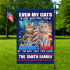 Custom Photo Even My Dogs Cats Are Waiting For America’s 250th Garden Flag HO82 900336