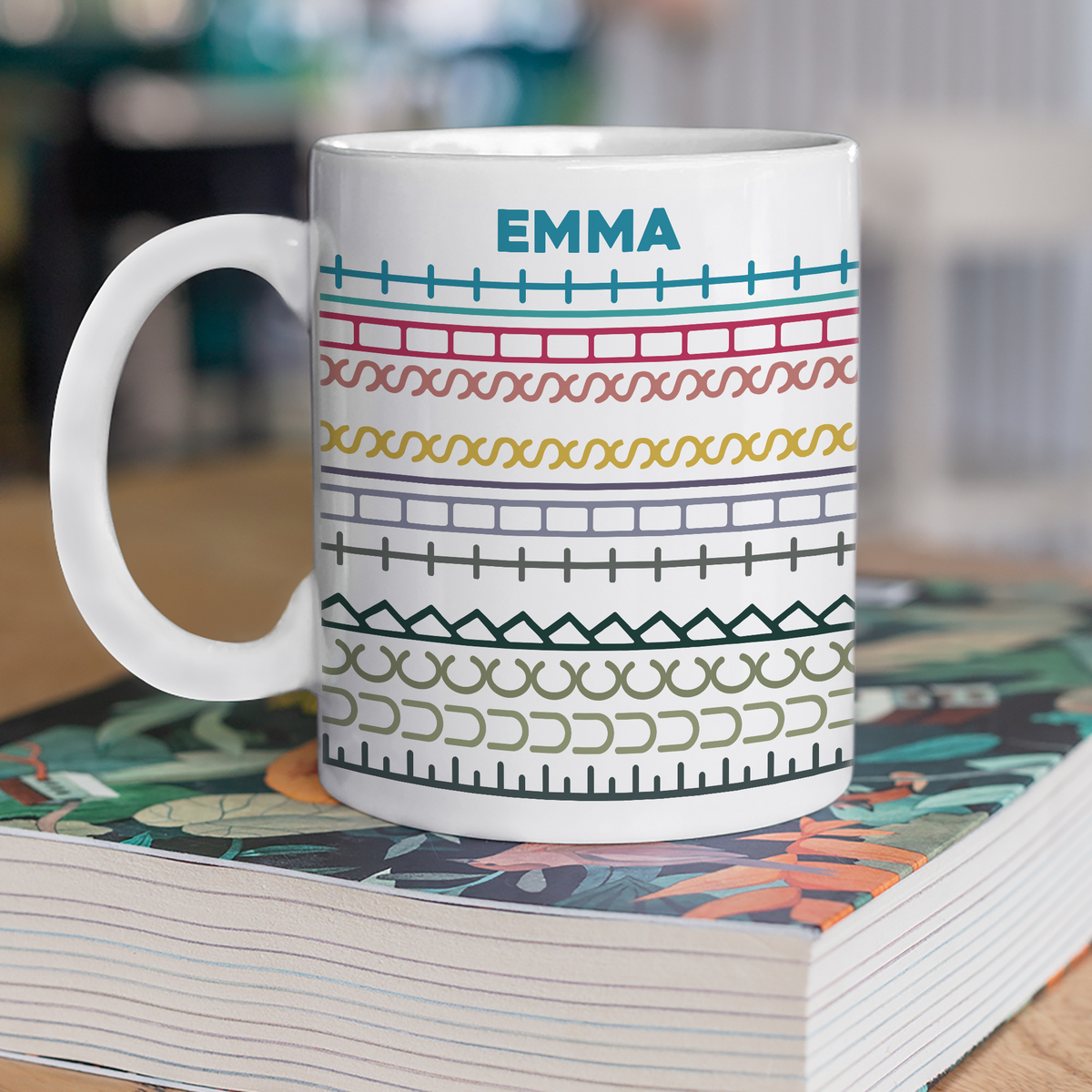 Custom Hidden Swear Message Funny Office Gift For Work Bestie - Personalized Print Full Mug CH07 895908