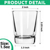 Custom Face Admit it! Life Would Be Boring Without Me Dog Cat Print Shot Glass HA75 892022