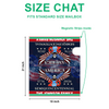 250 Years America Semiquincentennial Mailbox Cover Patriotic Decor CH07 910228