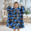 Custom Photo Name Cat Hoodie Blanket For Dog Lovers HA75 898372
