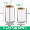 Custom Photo Life Would Be Boring Without Me Dog Cat Glass Can With Lid LM32 893181