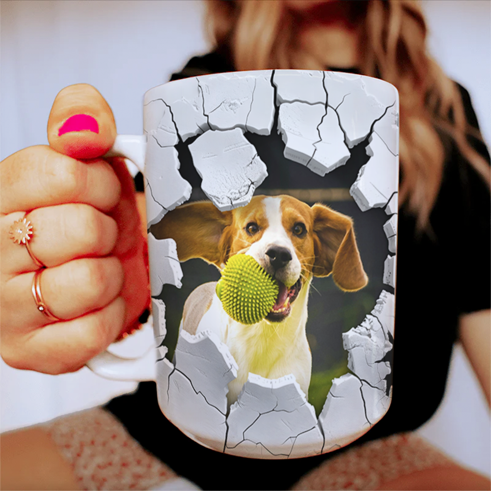 Custom Dog Cat Photo With 3D Inflated Mug Personalized Gift N369 893094