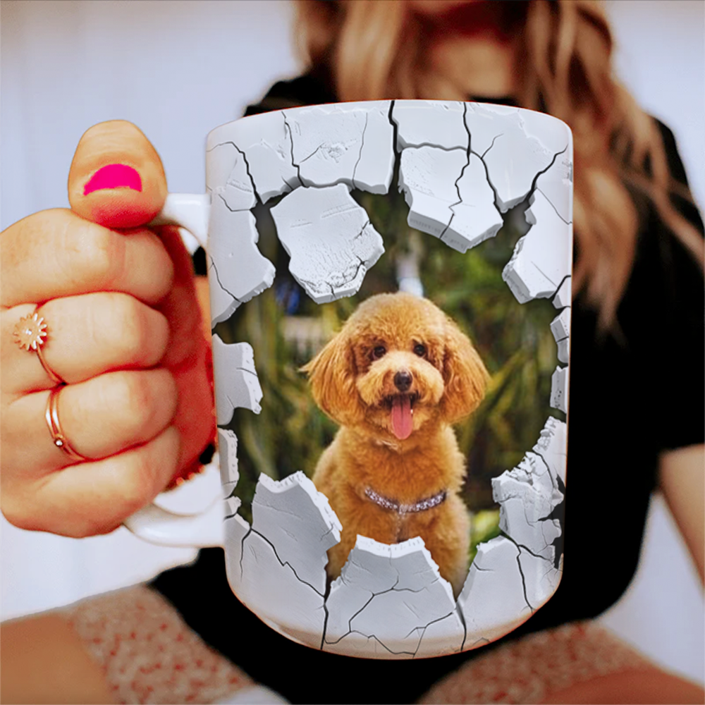Custom Dog Cat Photo With 3D Inflated Mug Personalized Gift N369 893094