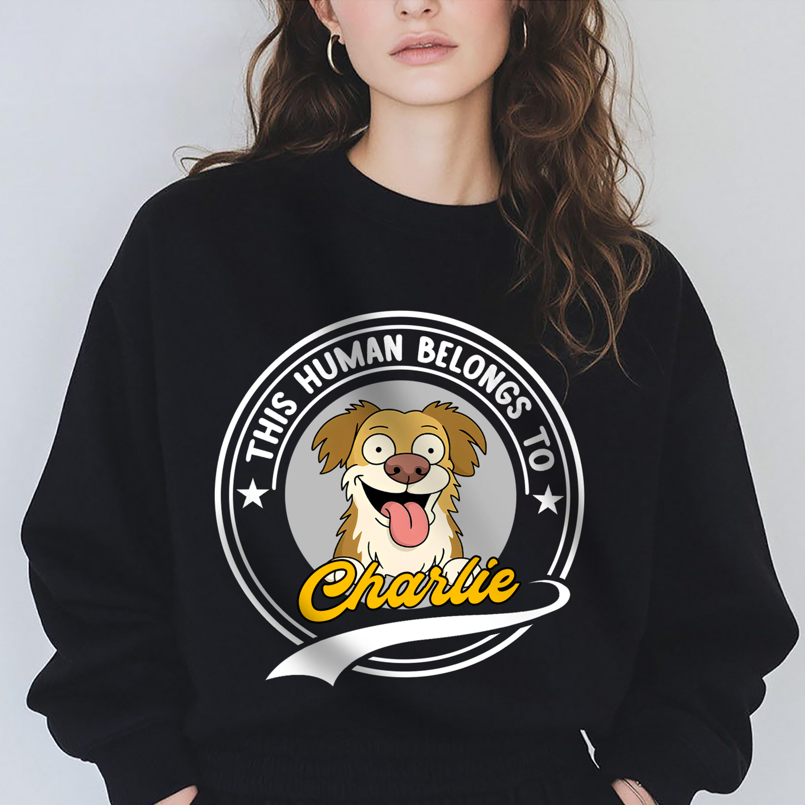 This Human Belongs To Me Dark Shirt For Dog Lover TH10 892685