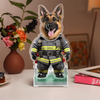 Custom Photo Cool Dog Cat Career Uniforms Shaking Head For Pet Lover TH10 892895