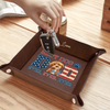 Custom Photo Best Dog Dad Ever Ever Ever Leather Valet Tray LM32 893613