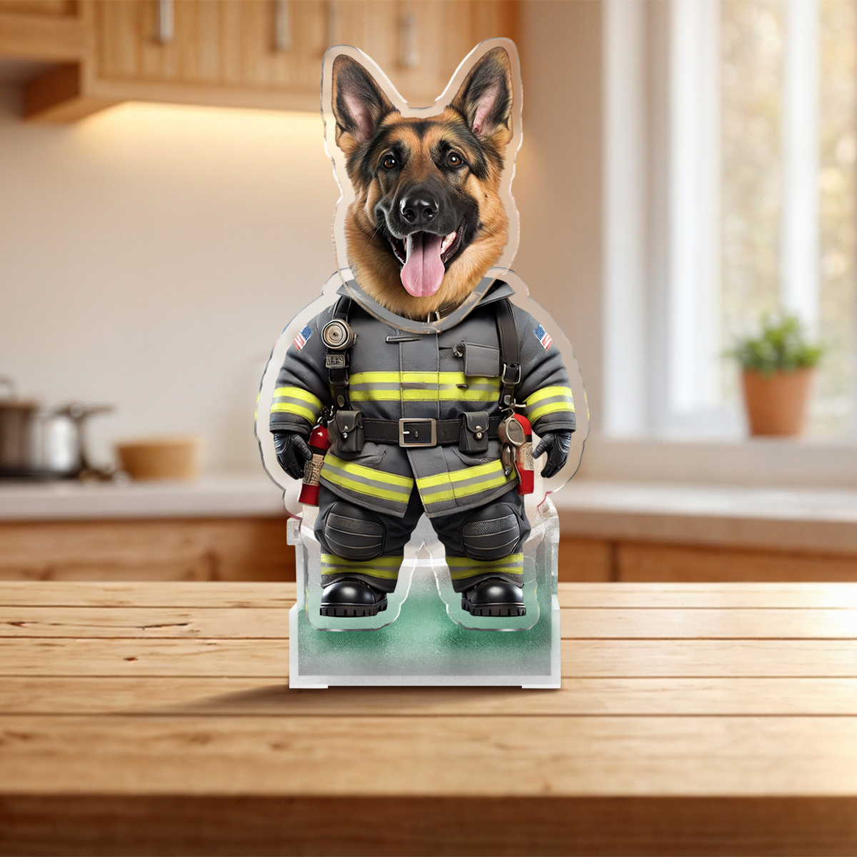 Custom Photo Cool Dog Cat Career Uniforms Shaking Head For Pet Lover TH10 892895