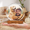 Custom Dog Cat Photo Round Acrylic Frame Block Father's Day Gift For Dad HA75 892438