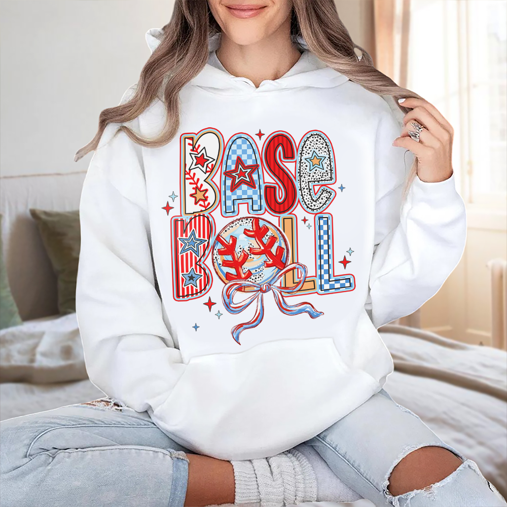 Brushstroke Baseball Mom Coquette Family Bright Shirt HO82 893544