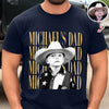 Personalized Vintage Photo Dad, Mom, Grandpa, Grandma Family Dark Shirt HA75 921402