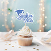 Personalised Class Of 2026 Glitter Bachelor Cap Cupcake Topper - Graduation Party Decorations for Graduates HO82 901492