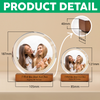 Custom Besties Photo Round Acrylic Frame Block Gift For Sister Besties BFF CH07 896054