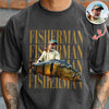 Personalized Vintage Photo Fisherman Comfort Shirt For Fishing Lovers HA75 921700