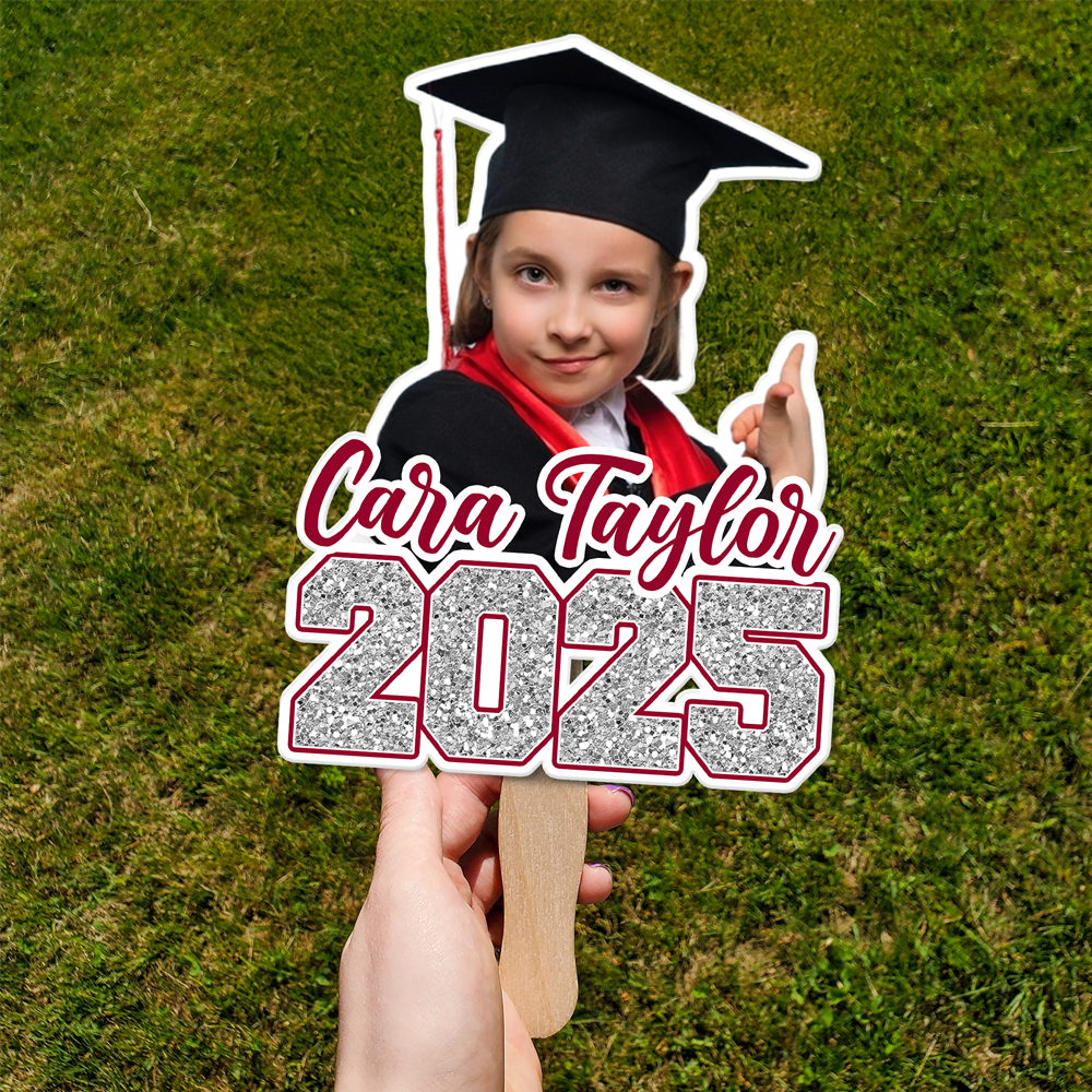 Custom Photo Class of 2026 Graduation Face Fans Graduation Party Decor Gift HA75 892080