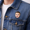 Custom Funny Face Acrylic Pin Family, Friends, Couple Gifts HA75 920898
