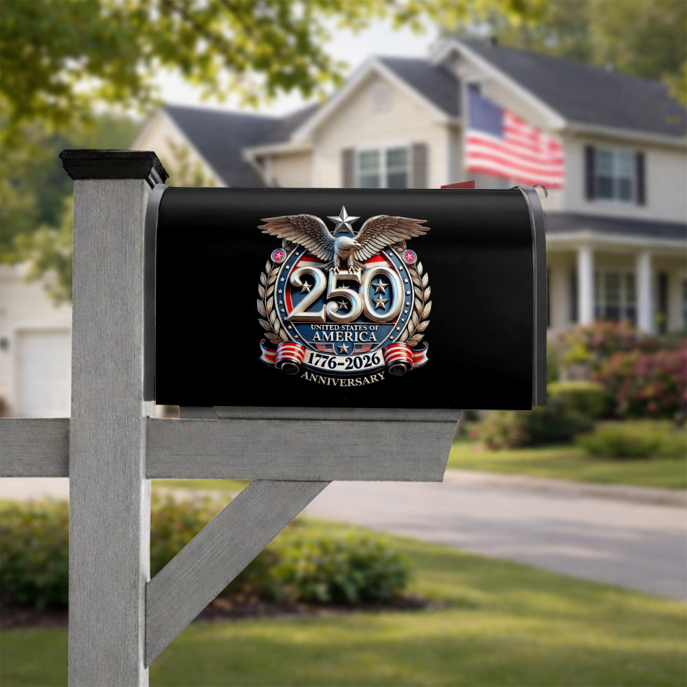 USA Eagles 250th Anniversary Semiquincentennial 1776-2026  Mailbox Cover CH07 910690