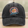 Custom Photo This Human Belongs To Dog Cat Washed Denim Baseball HA75 892556