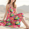 Custom Pet Photo Women's V-Neck Cami Maxi Dress CH07 895612