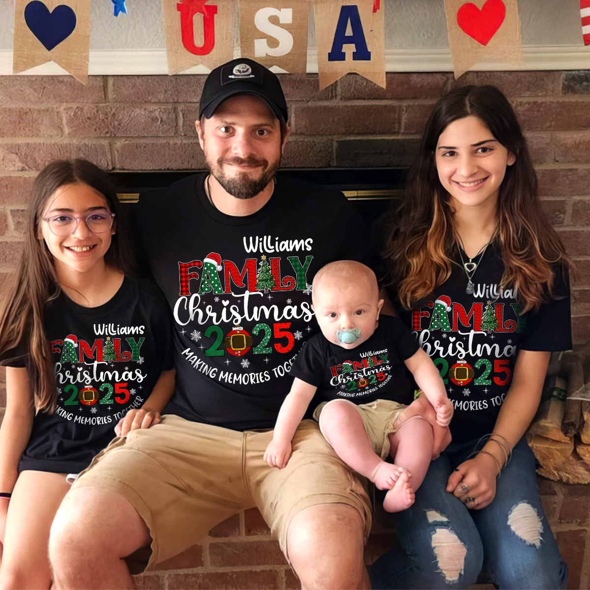 Making Memories Together  - Personalized Shirt Christmas Gift For Family HO82 900032
