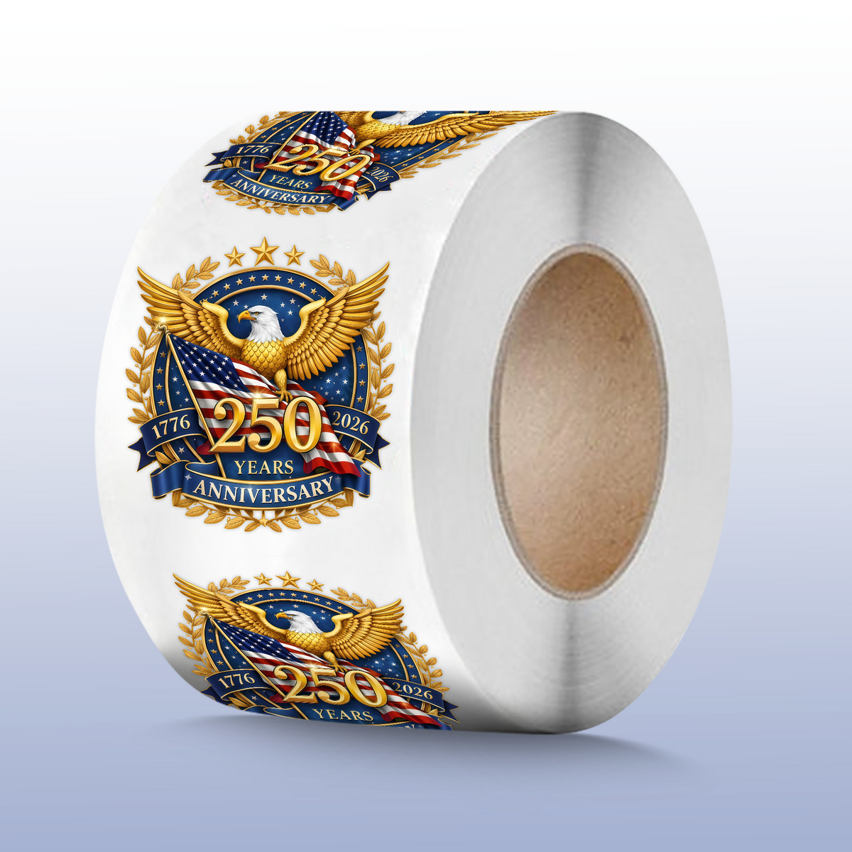 America 250 Years Anniversary 1776-2026 Roll Sticker CH07 910602