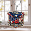 Personalized Faith, Family & Freedom America 250 Years Acrylic Keychain HA75 921016